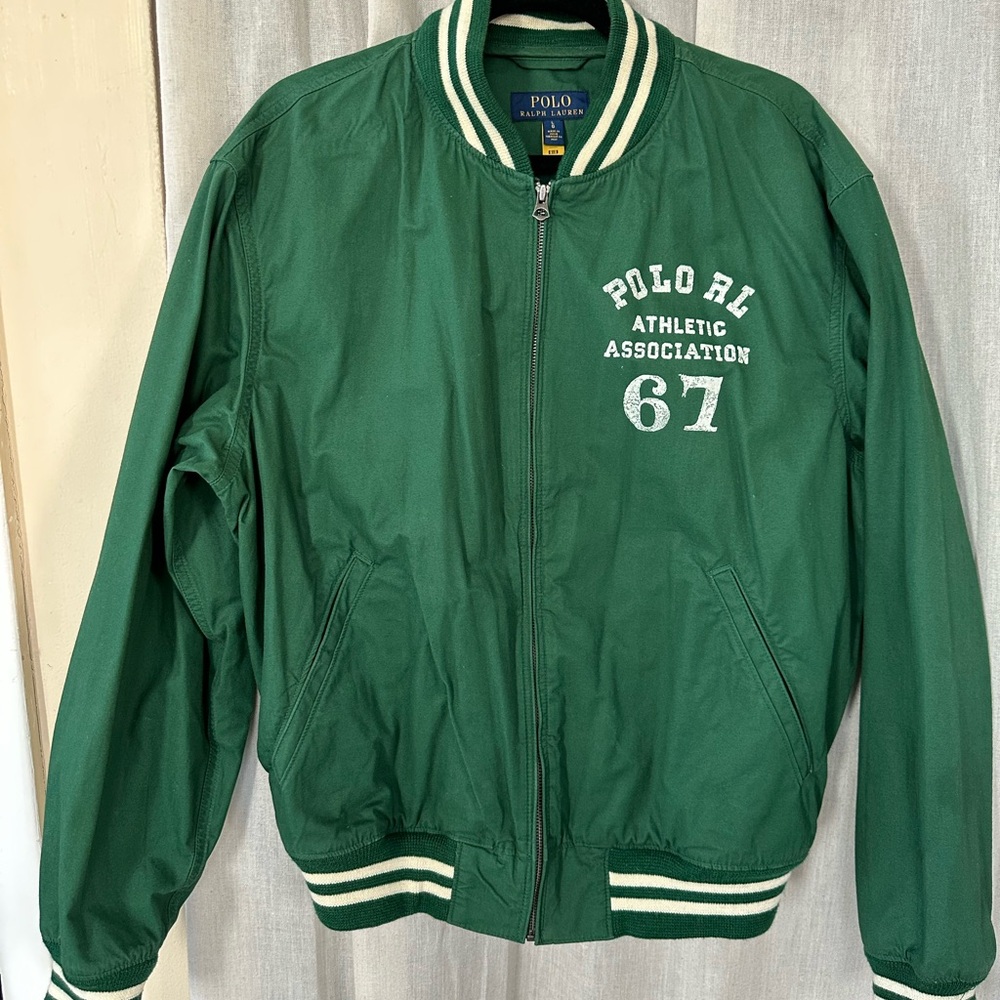 Polo by Ralph Lauren Green Varsity Jacket
